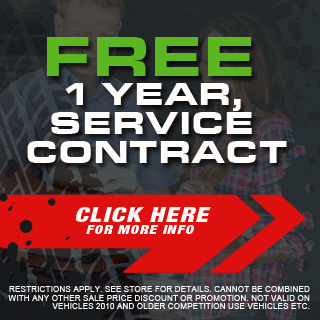 Free 1 year, service contract